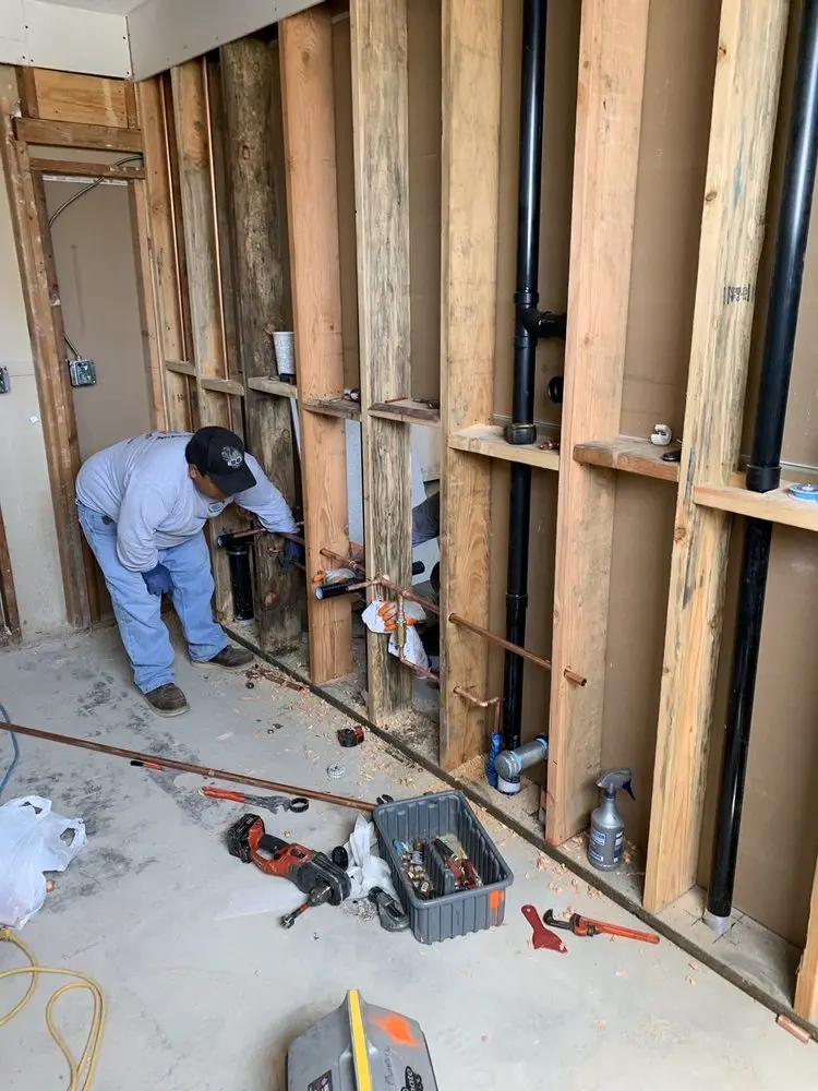 Commercial rough-in plumbing for Gas Line Repair in Tietonview Grange